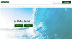 Desktop Screenshot of lechabotdental.com