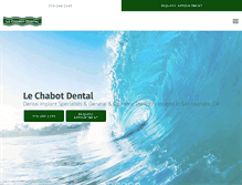 Tablet Screenshot of lechabotdental.com